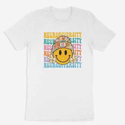 Neurodiversity Smiley Face Tee