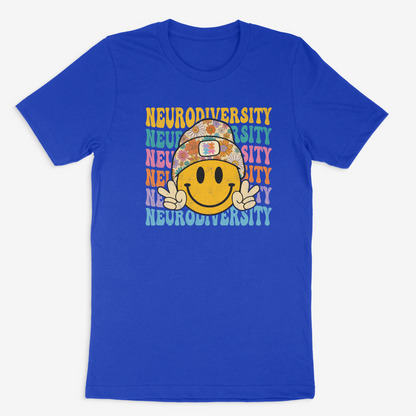 Neurodiversity Smiley Face Tee